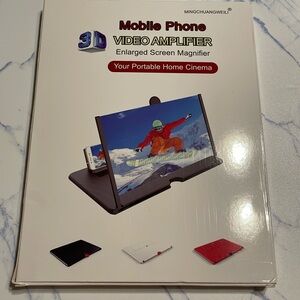 Mobile phone screen, magnifier